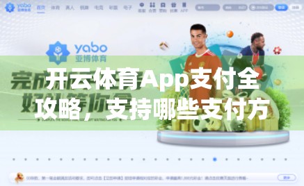 开云体育App支付全攻略，支持哪些支付方式？如何安全便捷地充值看比赛？