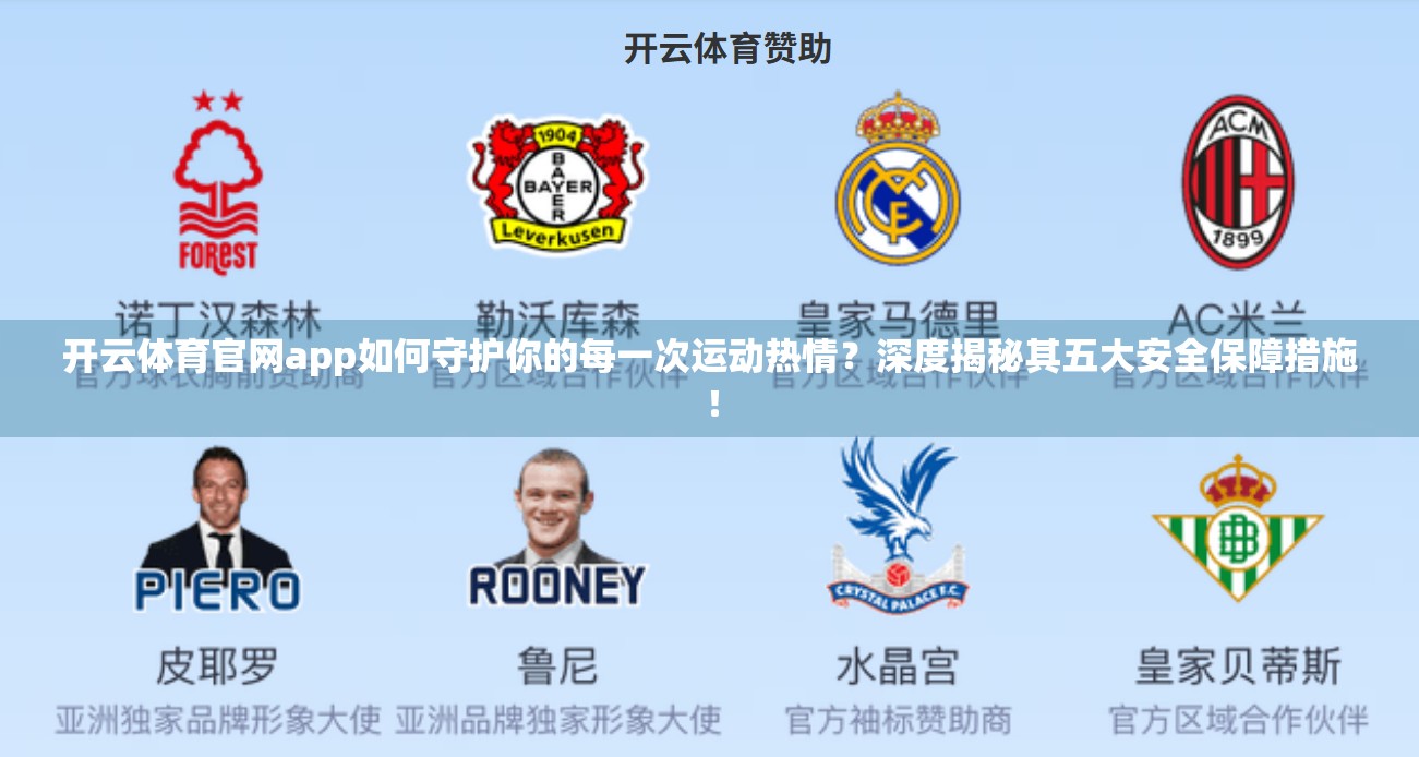 开云体育官网app如何守护你的每一次运动热情？深度揭秘其五大安全保障措施！