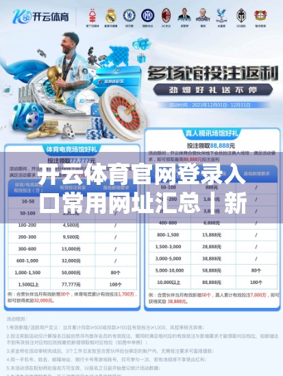 开云体育官网登录入口常用网址汇总｜新手必看！避开钓鱼网站，安全畅享赛事直播！