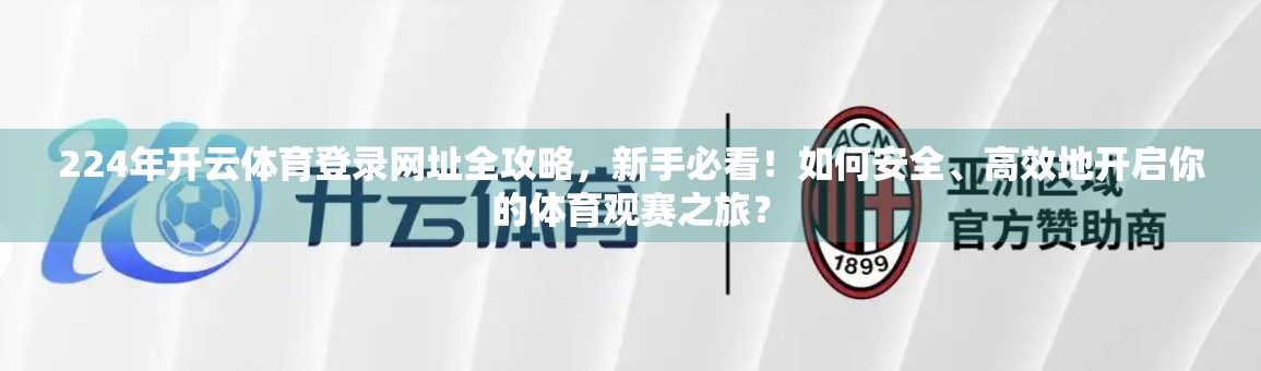 224年开云体育登录网址全攻略，新手必看！如何安全、高效地开启你的体育观赛之旅？