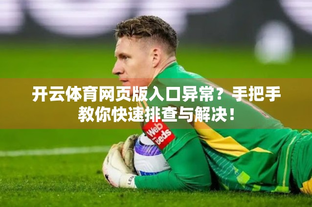开云体育网页版入口异常？手把手教你快速排查与解决！