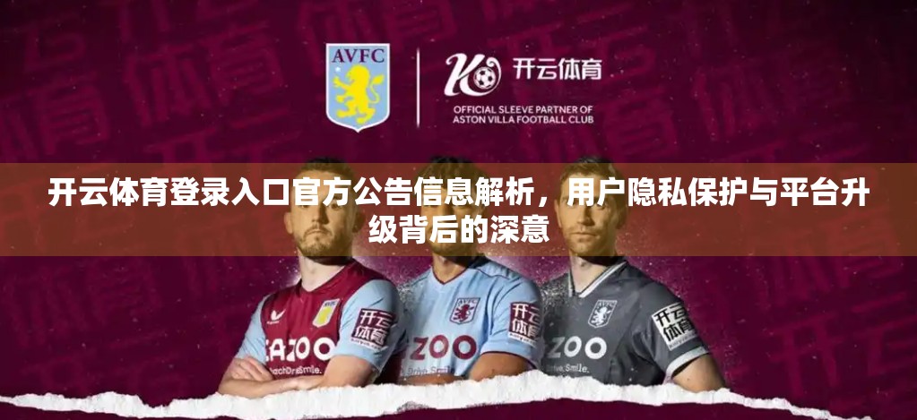 开云体育登录入口官方公告信息解析，用户隐私保护与平台升级背后的深意