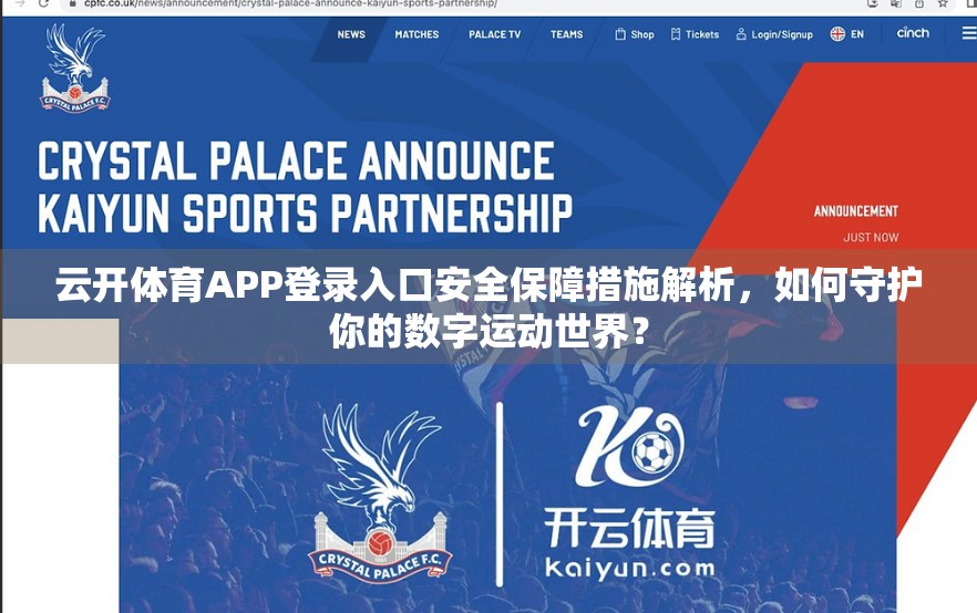 云开体育APP登录入口安全保障措施解析，如何守护你的数字运动世界？