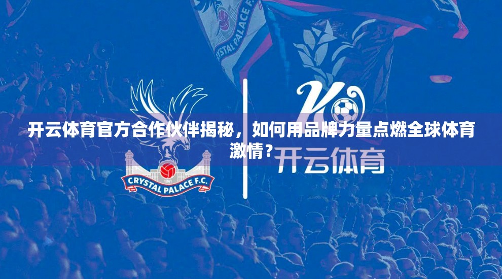 开云体育官方合作伙伴揭秘，如何用品牌力量点燃全球体育激情？